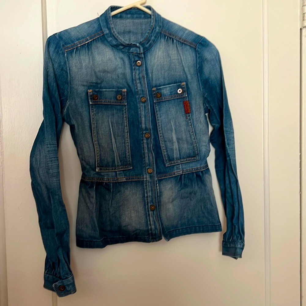 7 For All Mankind Blue Jean Jacket